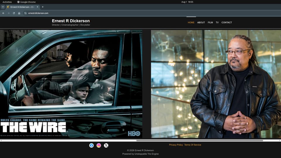 Ernest R. Dickerson website