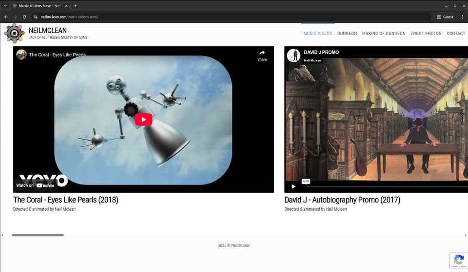 Neil McLean website