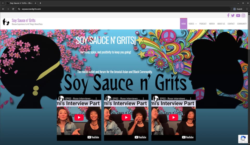 Soy Sauce N Grits website